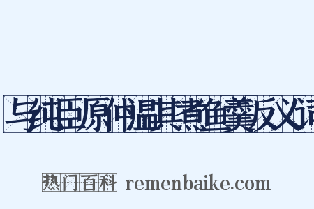 与纯臣原仲温其煮鱼羹反义词是什么意思的图片